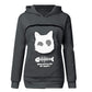 Hoodie Sweatshirt with Cat Pocket Design