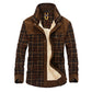 Thicken Warm Fleece Plaid Jacket