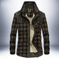 Thicken Warm Fleece Plaid Jacket