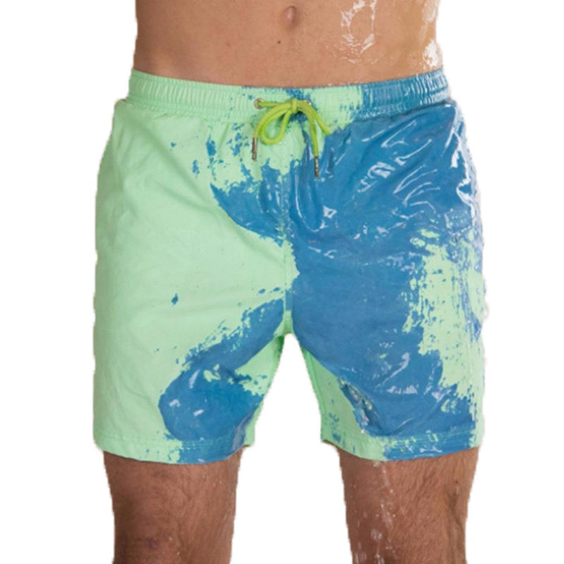 Magical Color-Changing Men’s Beach Shorts