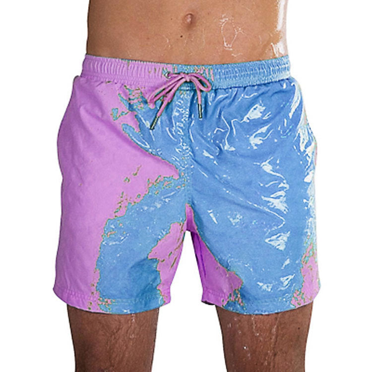 Magical Color-Changing Men’s Beach Shorts