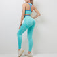 Women’s Seamless Sports Bra & High-Waist Leggings Set