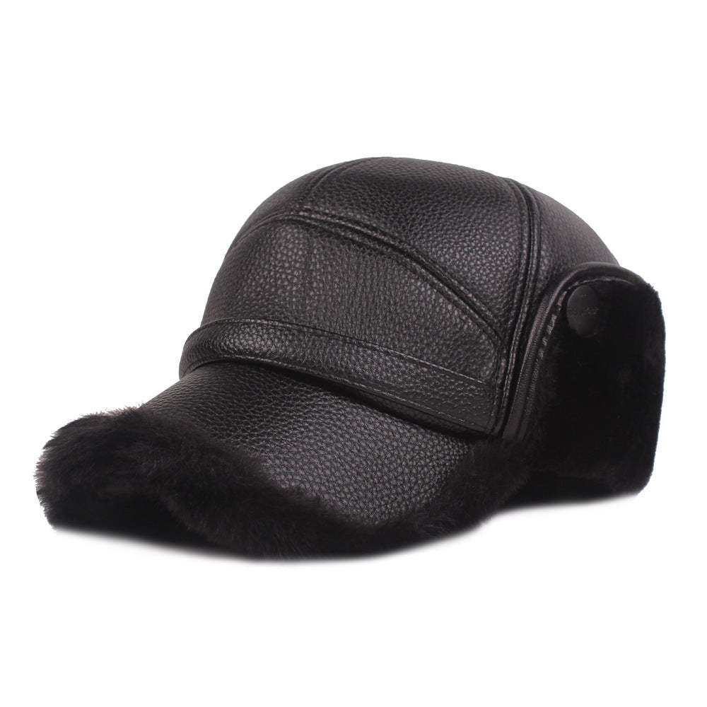 Men’s Leather Cap