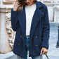 Loose Lapel Fluffy Winter Coat