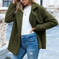 Loose Lapel Fluffy Winter Coat