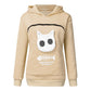 Hoodie Sweatshirt with Cat Pocket Design