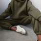 Women's Casual Two-Piece Hoodie Tracksuit