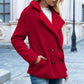 Loose Lapel Fluffy Winter Coat