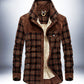 Thicken Warm Fleece Plaid Jacket