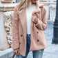 Loose Lapel Fluffy Winter Coat