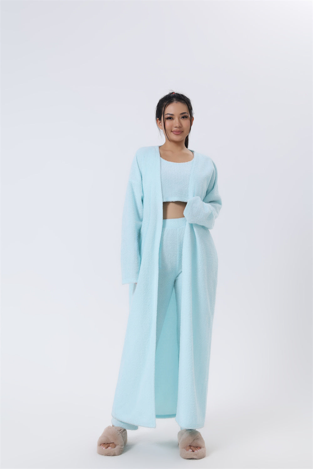 Women’s 3-Piece Cozy Pajama Lounge Set