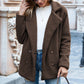 Loose Lapel Fluffy Winter Coat