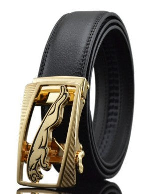 Men’s Automatic Buckle Leather Belt