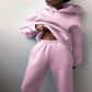 Women's Casual Two-Piece Hoodie Tracksuit