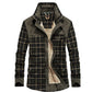 Thicken Warm Fleece Plaid Jacket