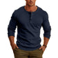 Men’s Henry Collar Long-Sleeve Bottoming Shirt