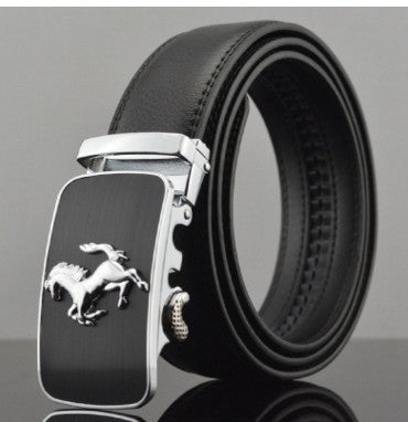 Men’s Automatic Buckle Leather Belt