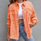 Fashion Ripped Shirt Jacket