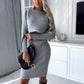 Women’s 2-Piece Solid Stripe Set