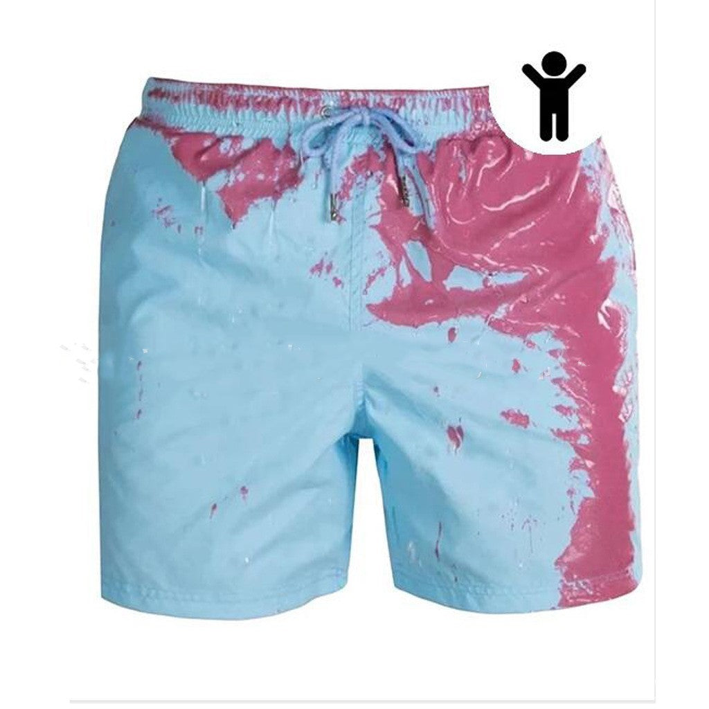 Magical Color-Changing Men’s Beach Shorts