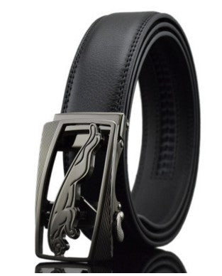 Men’s Automatic Buckle Leather Belt