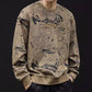 Men’s Round Neck Printed Sweatshirt