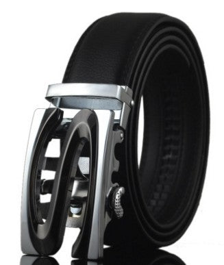 Men’s Automatic Buckle Leather Belt