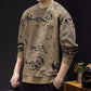 Men’s Round Neck Printed Sweatshirt
