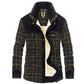 Thicken Warm Fleece Plaid Jacket