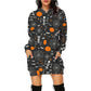 Halloween Print Long Hoodie