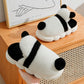 Cute Panda Plush Winter Slippers