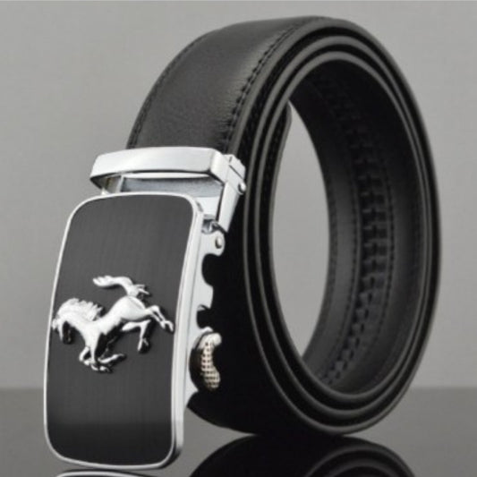 Men’s Automatic Buckle Leather Belt