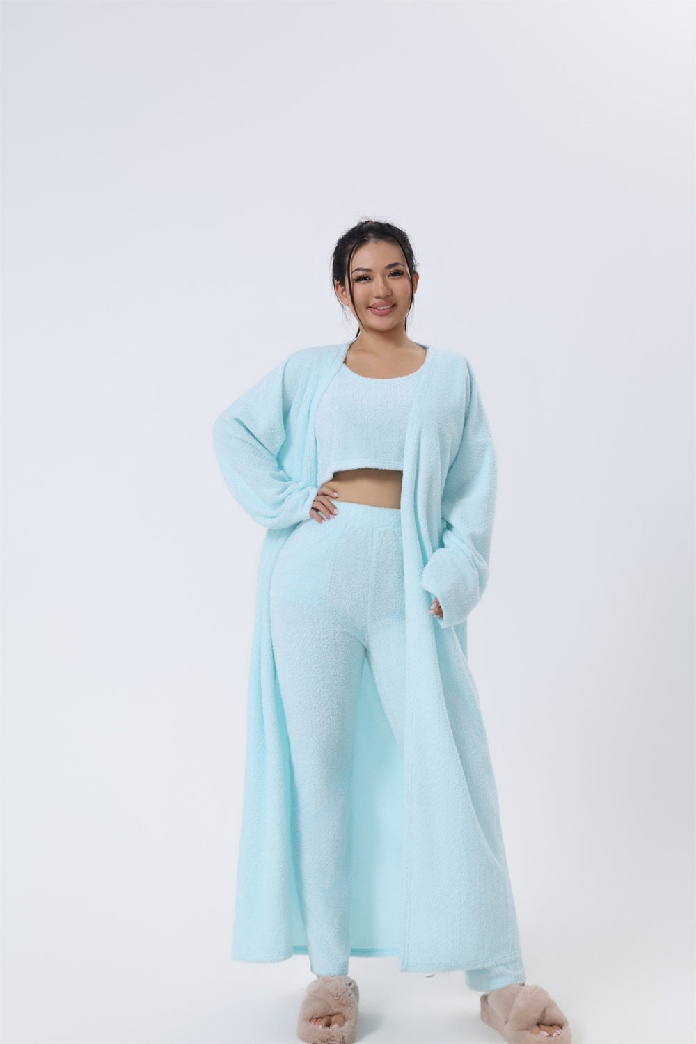 Women’s 3-Piece Cozy Pajama Lounge Set