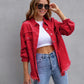 Fashion Ripped Shirt Jacket