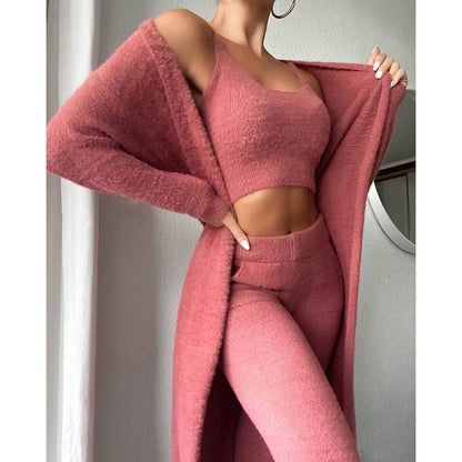 Women’s 3-Piece Cozy Pajama Lounge Set