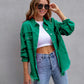 Fashion Ripped Shirt Jacket